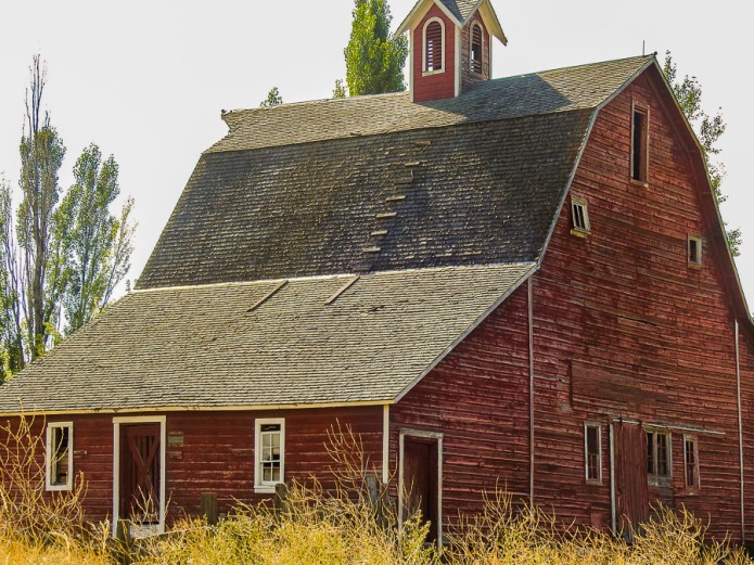 Old barn near Idaho Falls, ID. Photo taken this summer.