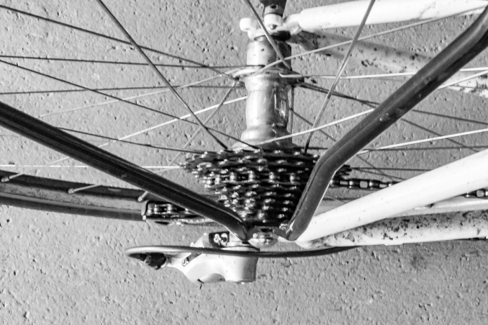Bicycle wheel.